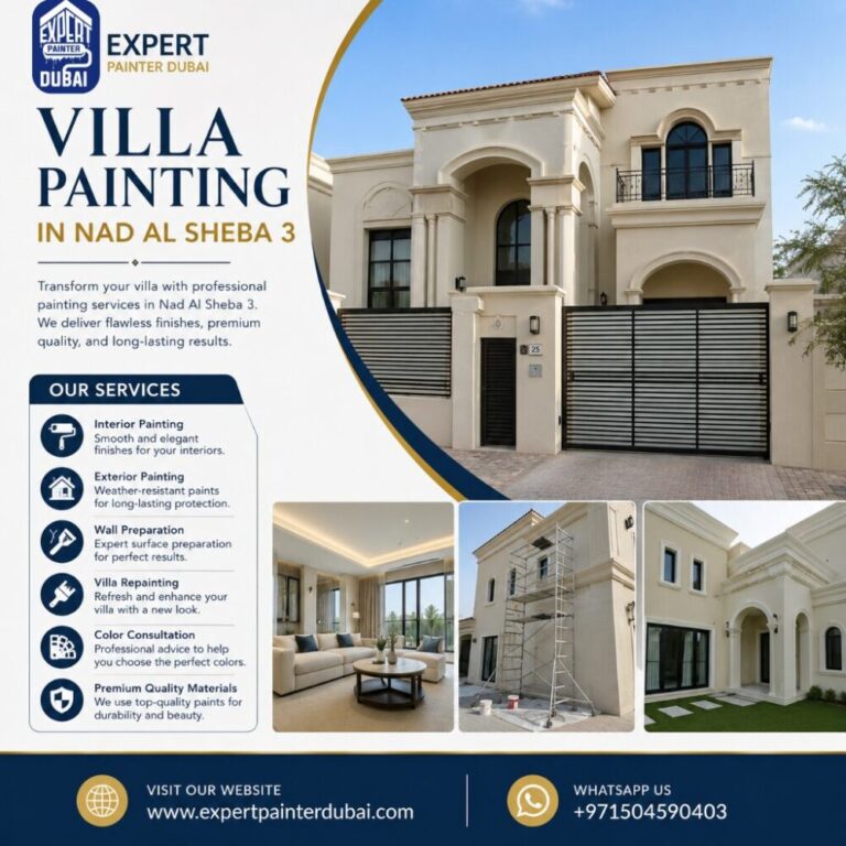 Villa Painting in Nad Al Sheba 3