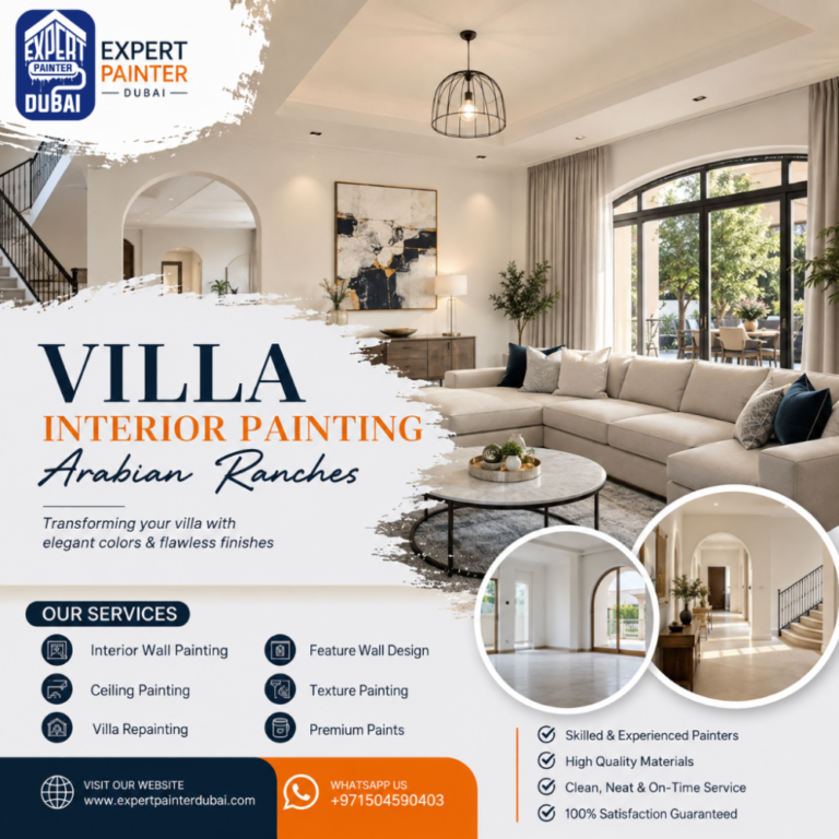 Villa Interior Painting Arabian Ranches