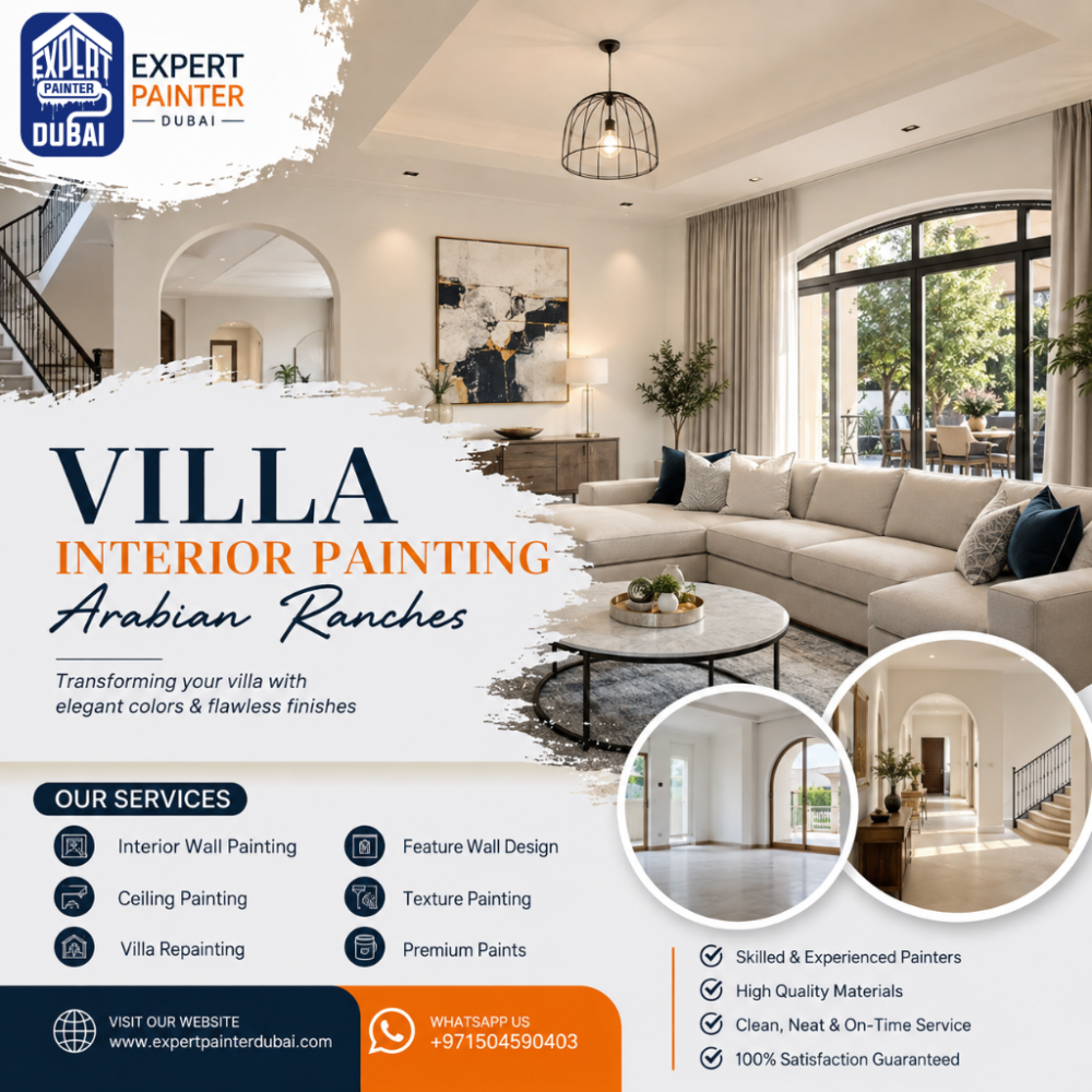 Villa Interior Painting Arabian Ranches