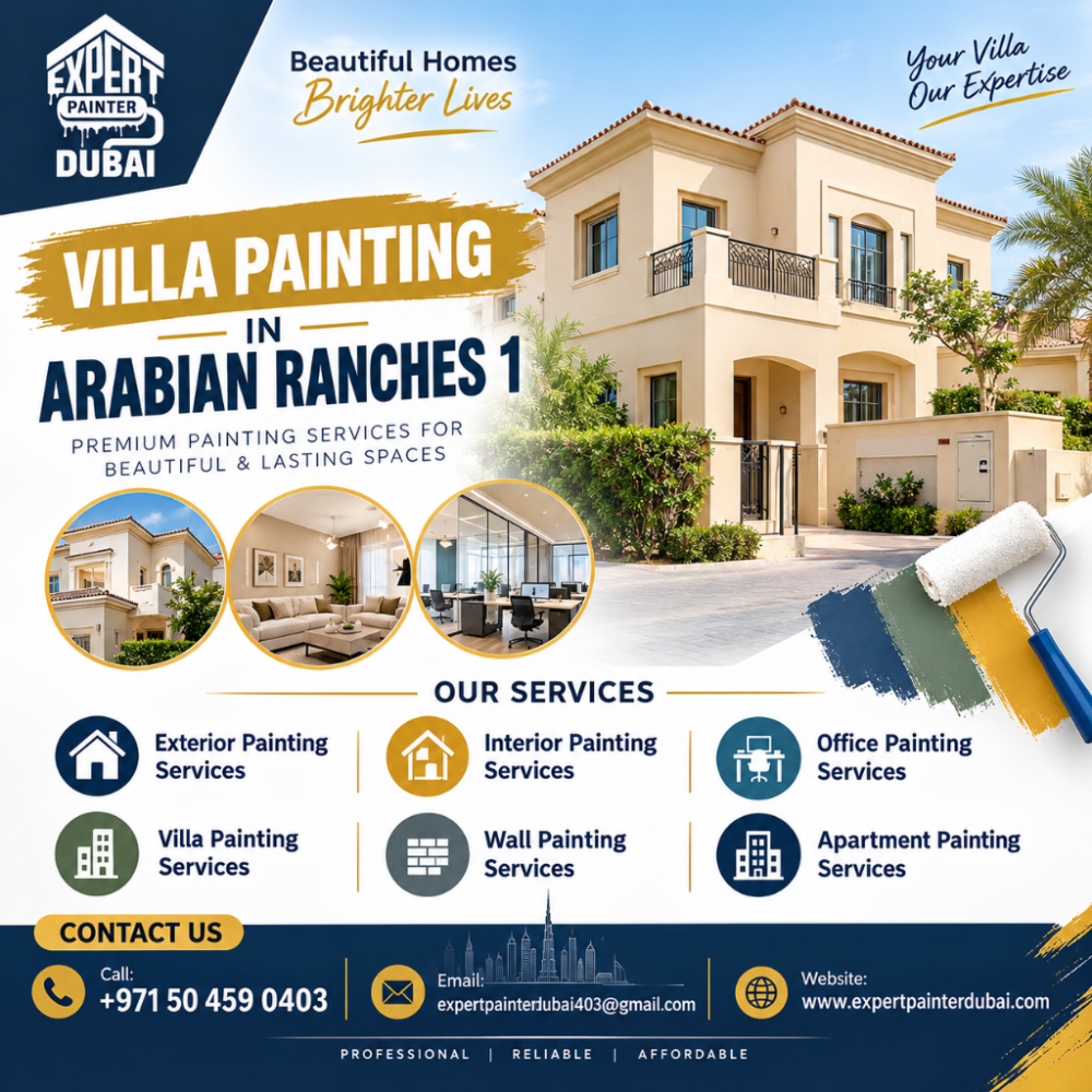 Villa Painting in Arabian Ranches