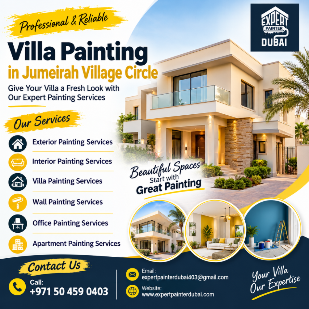 Villa Painting in Jumeirah Village Circle